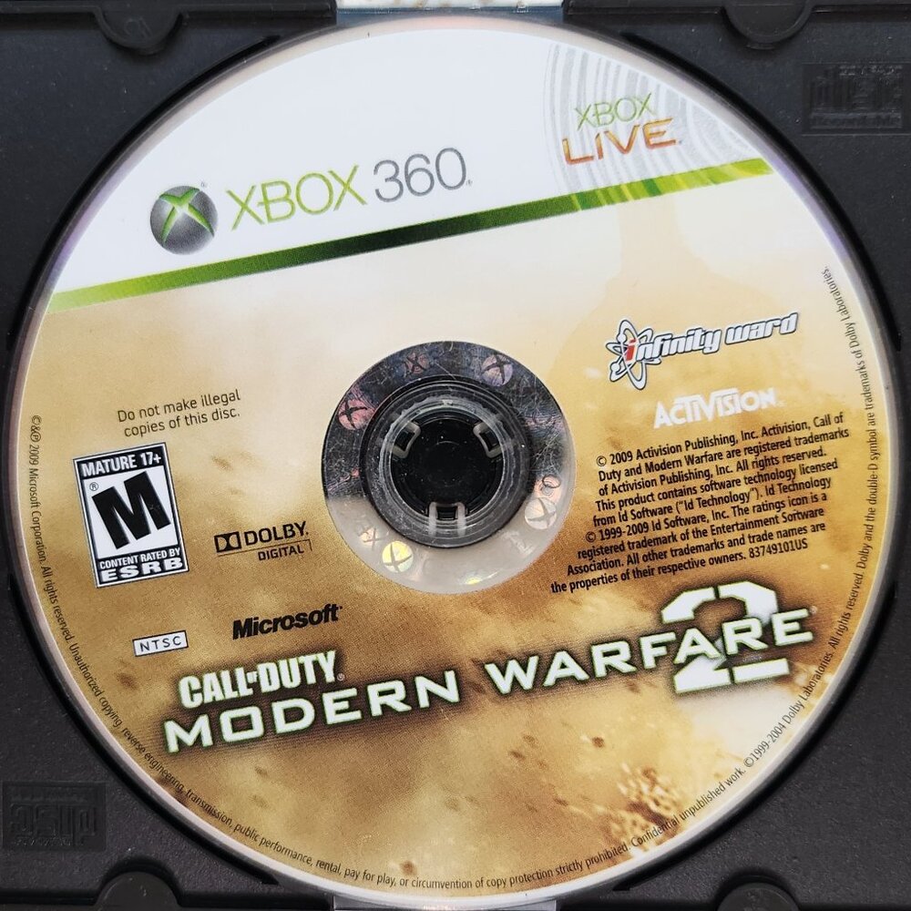 Call of Duty Modern Warfare 2 for the XBox 360